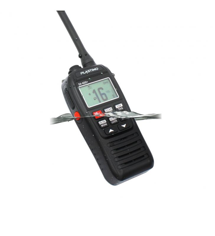 Emisora VHF portátil SX-400+ Plastimo