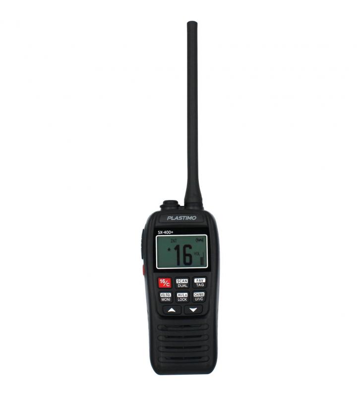 Emisora VHF portátil SX-400+ Plastimo