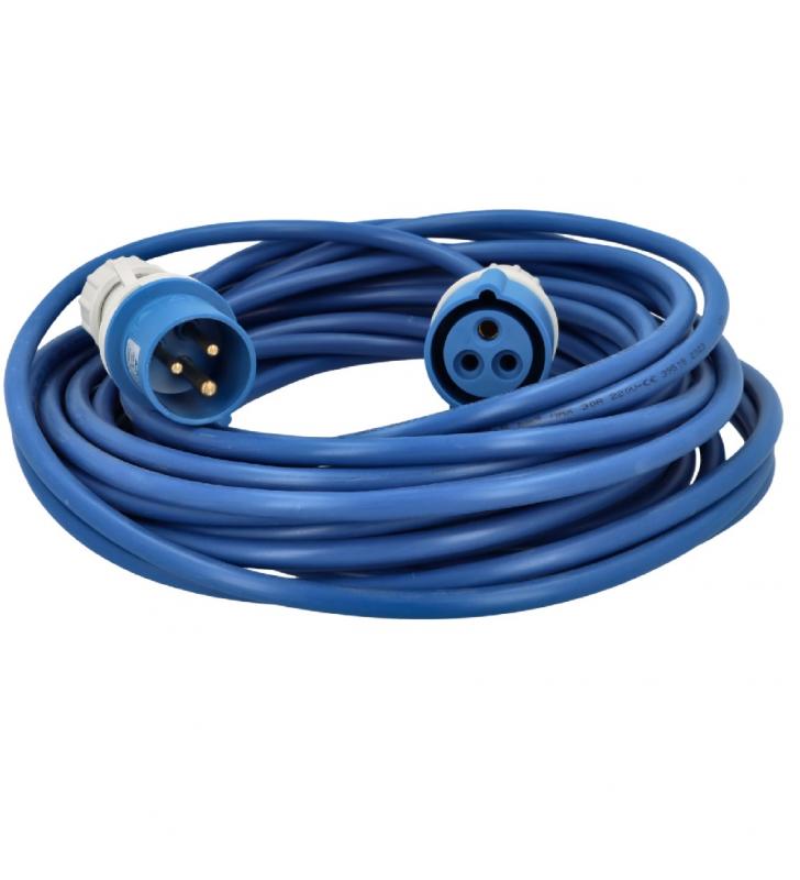 Cable 15m CEE macho CEE hembra 16Amp