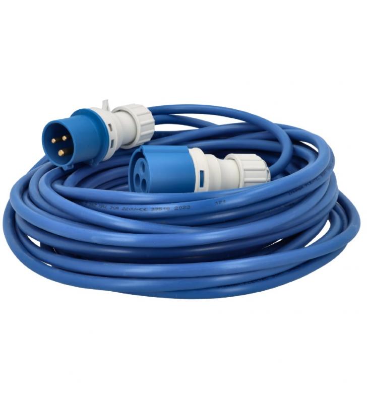 Cable 15m CEE macho CEE hembra 16Amp