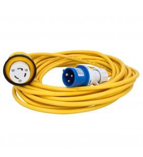 Cable 10m CEE macho tipo Marinco hembra 16Amp