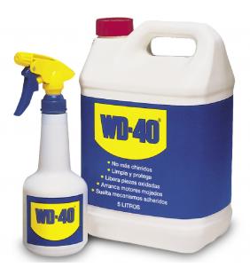 WD-40 limpiador y lubricante 5L + pulverizador