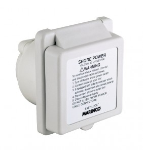 Base enchufe 16 Amp macho Marinco PVC