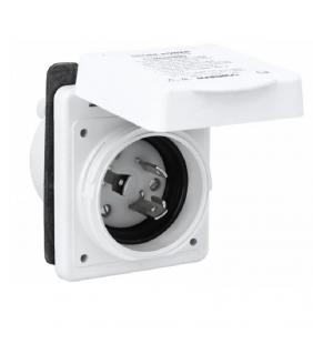 Base enchufe 16 Amp macho Marinco PVC
