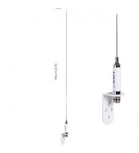 Antena VHF Scout KM-3A inox 100cm  3 dB