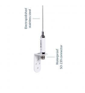 Antena VHF Scout KM-3A inox 100cm  3 dB
