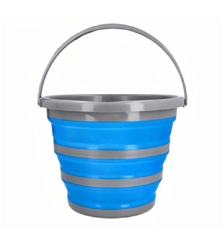 Cubo plegable 10L Azul