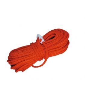 Rabiza 8mm con mosquetón de nylon