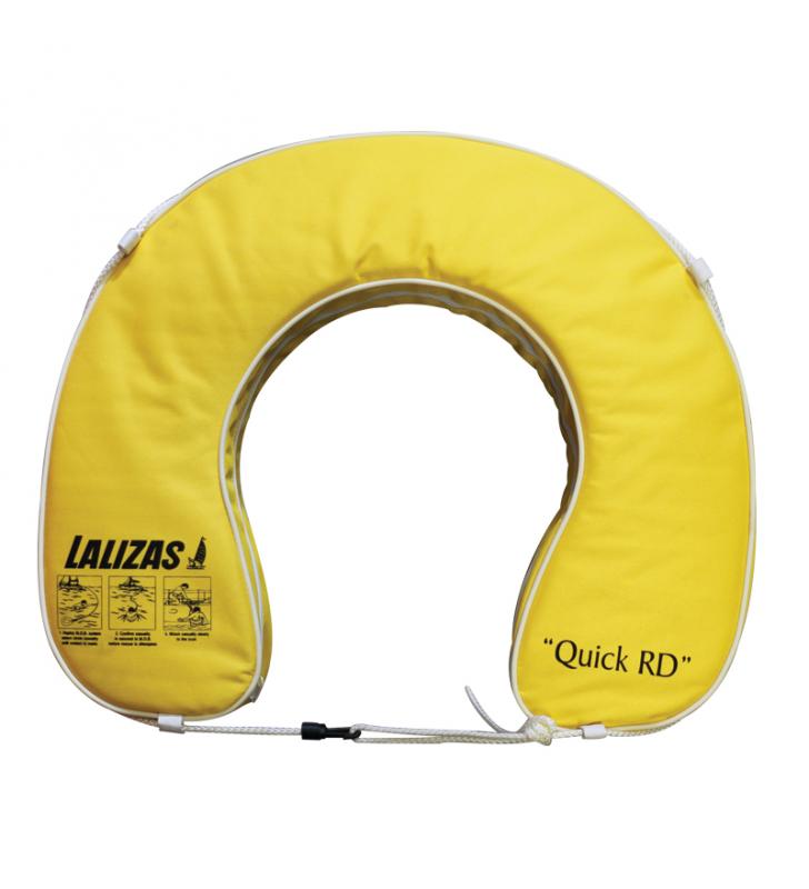 Salvavidas herradura amarillo Lalizas Quick RD