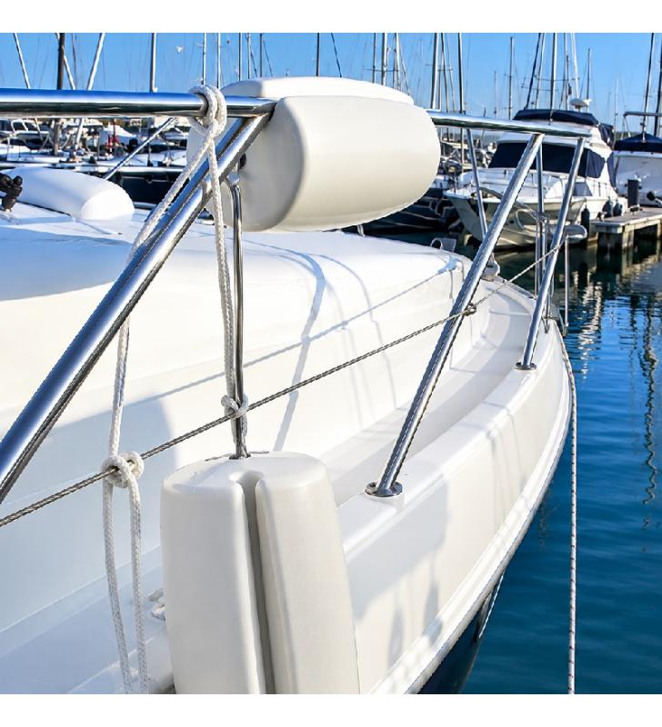 Defensa clip A2 460x200 mm blanca
