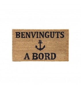 Felpudo de coco Benvinguts a bord