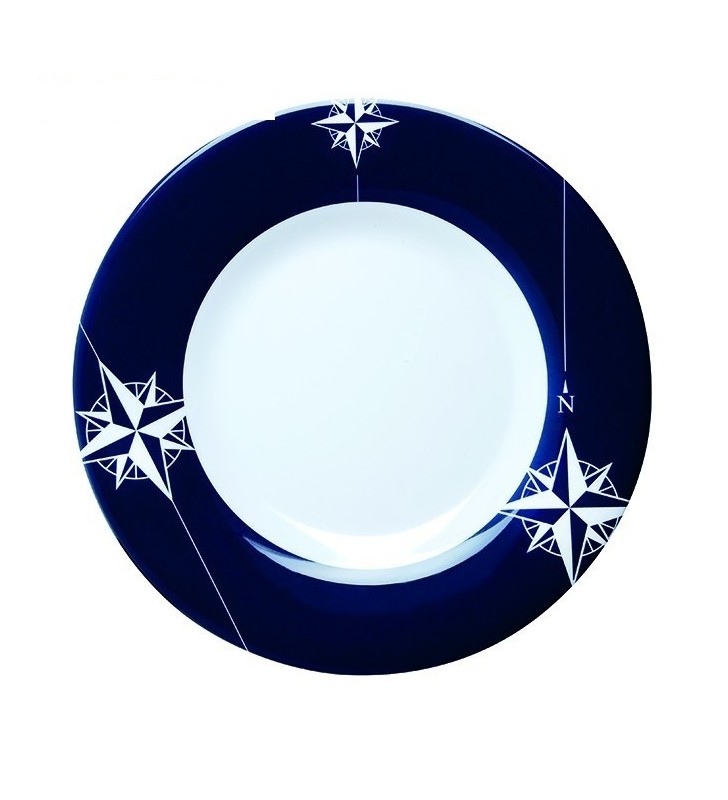 Plato postre redondo Northwind 6 uds.