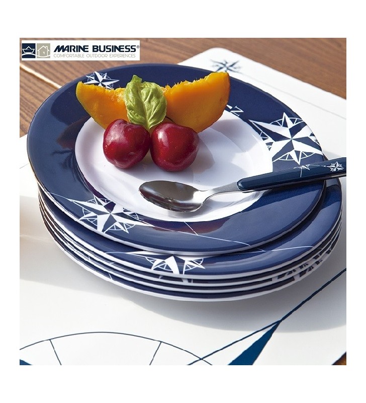 Plato postre redondo Northwind 6 uds.