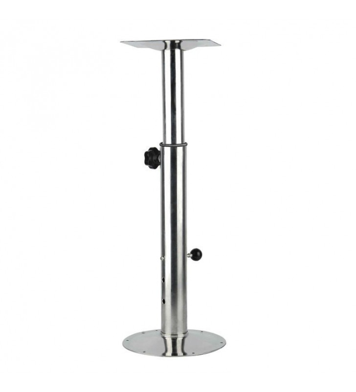 Base inox telescópica para asiento