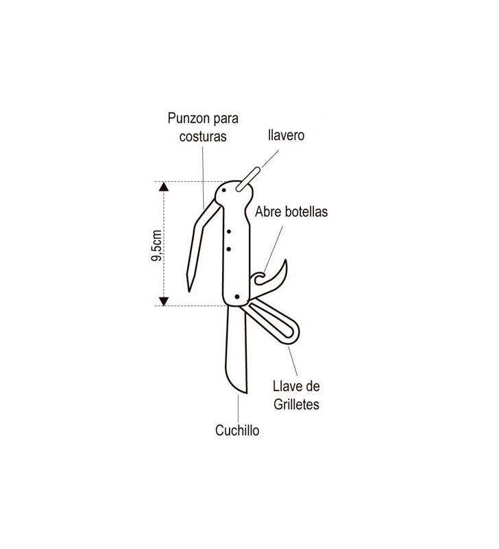 Cuchillo multiuso Skipper Mate