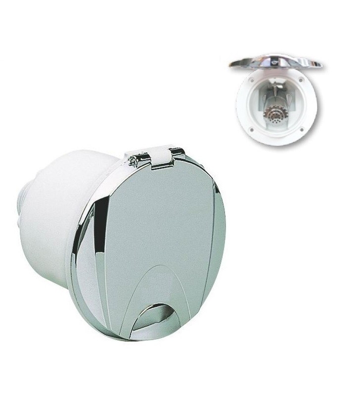 Ducha con registro cromado