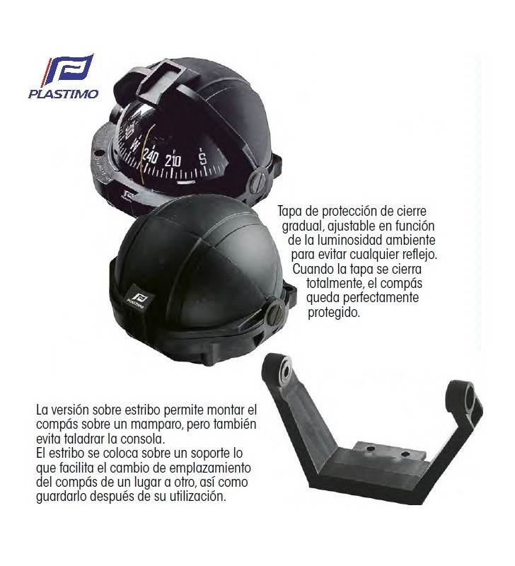 Diferentes configuraciones para Compás Offshore 135 rosa plana negra empotrable