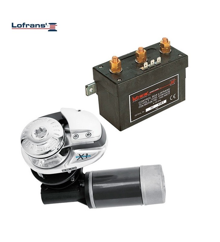 Molinete X1 500W Lofrans bronce cromado perfilado