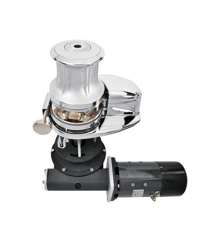 Molinete X4 2700W 24V Lofrans bronce cromado con campana