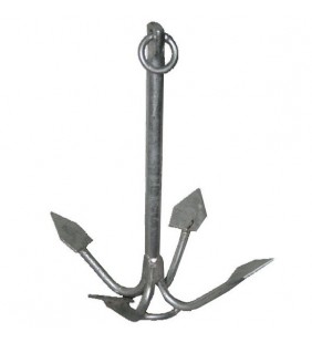 Ancla de garra 15 kg galvanizado
