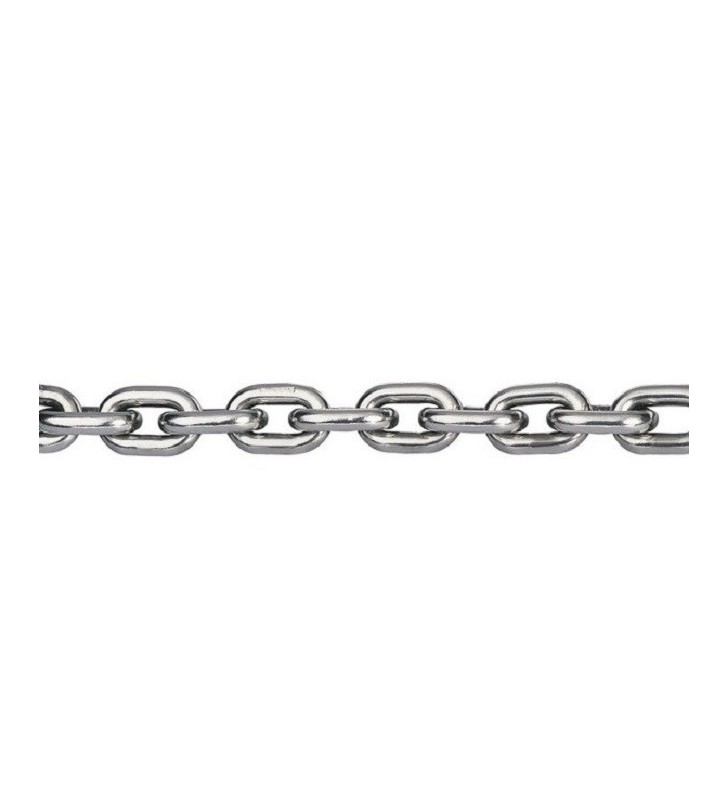 6mm 50 metros INOX cadena DIN 766
