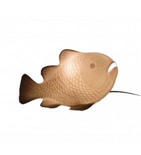 Lámpara porcelana pez payaso
