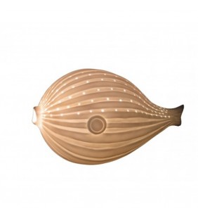 Lámpara porcelana pez globo