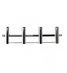 Soporte para 4 cañas de pesca en inox