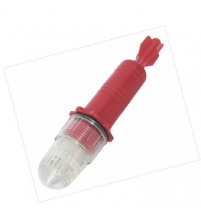 Luz destellante roja foto activada