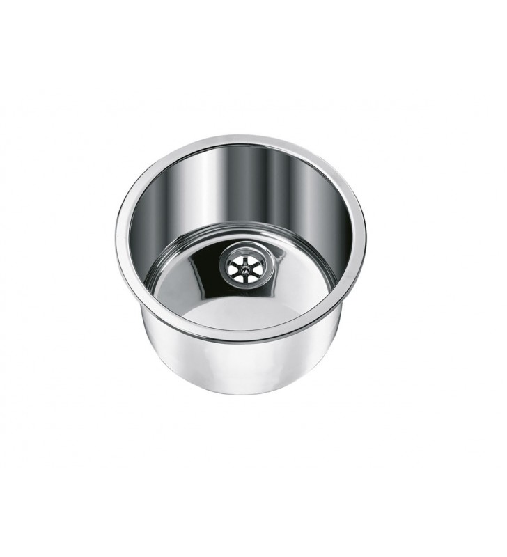 Fregadero redondo inox 285 mm Ø