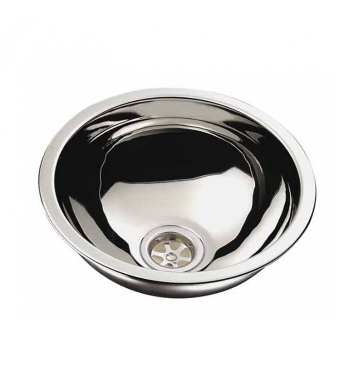 Lavabo 290mm semiesférico inox