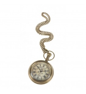 Reloj de bolsillo en latón viejo
