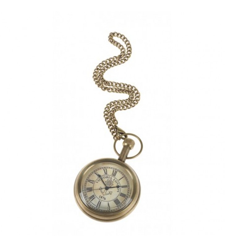 Reloj de bolsillo en latón viejo