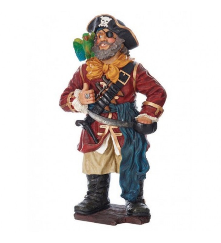Personaje pirata con loro