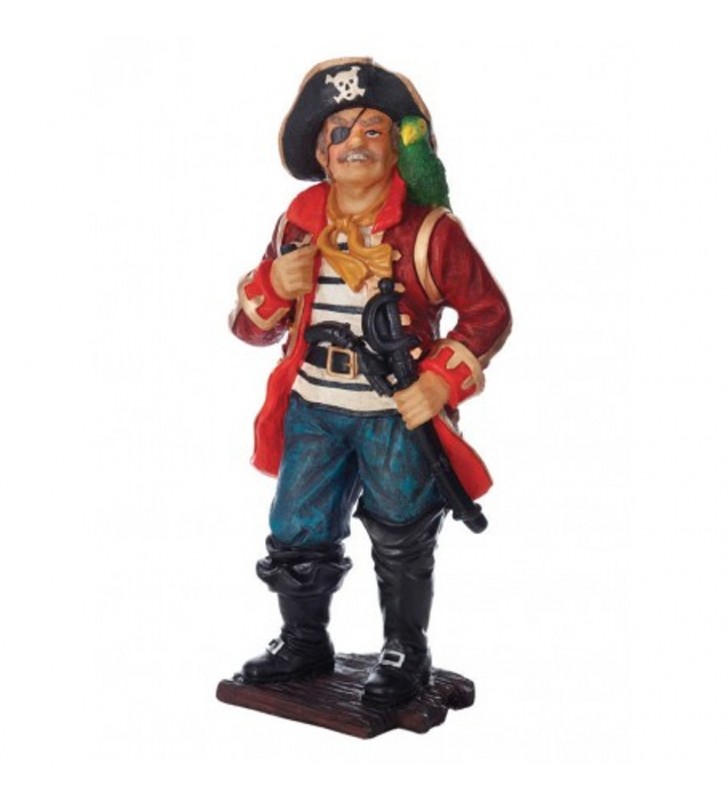 Personaje pirata con loro