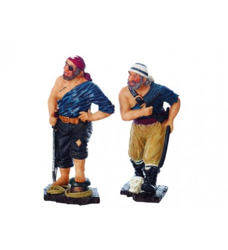 Dos personajes piratas