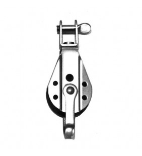 Polea sencilla giratoria con arraigo serie Midi