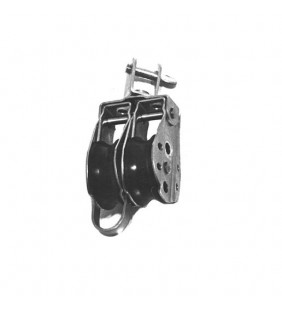 Polea doble giratoria con arraigo serie Midi