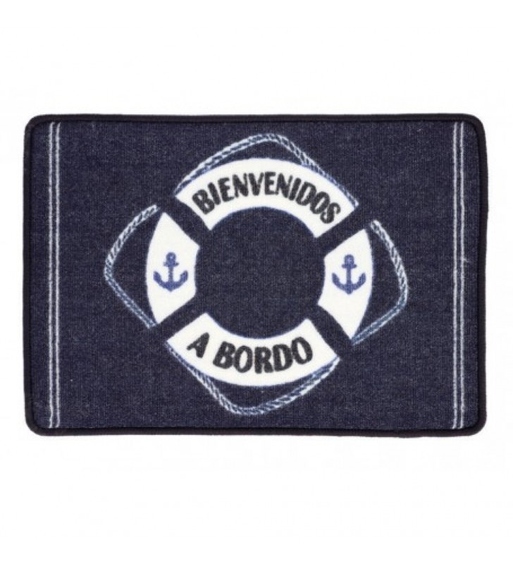 Alfombra de baño salvavidas Bienvenidos a Bordo