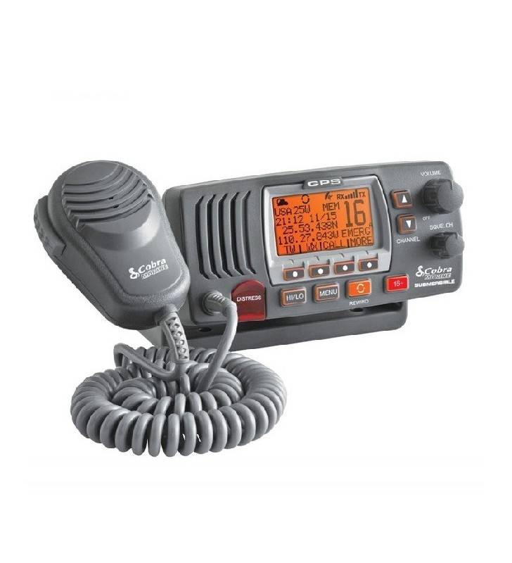 Emisora vhf MR F77B con GPS Cobra