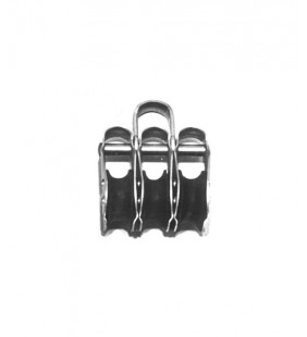Mini polea triple