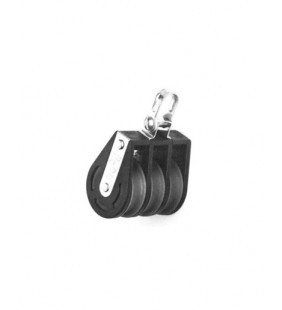Easyblock Mini polea triple con grillete