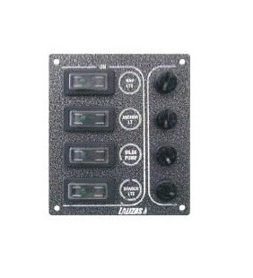 Panel de interruptores SP4 ultra negro