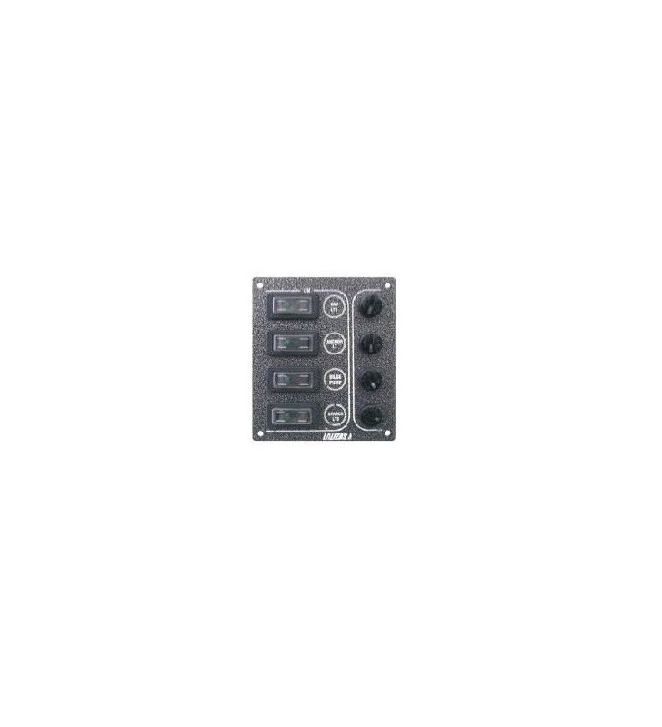 Panel de interruptores SP4 ultra negro