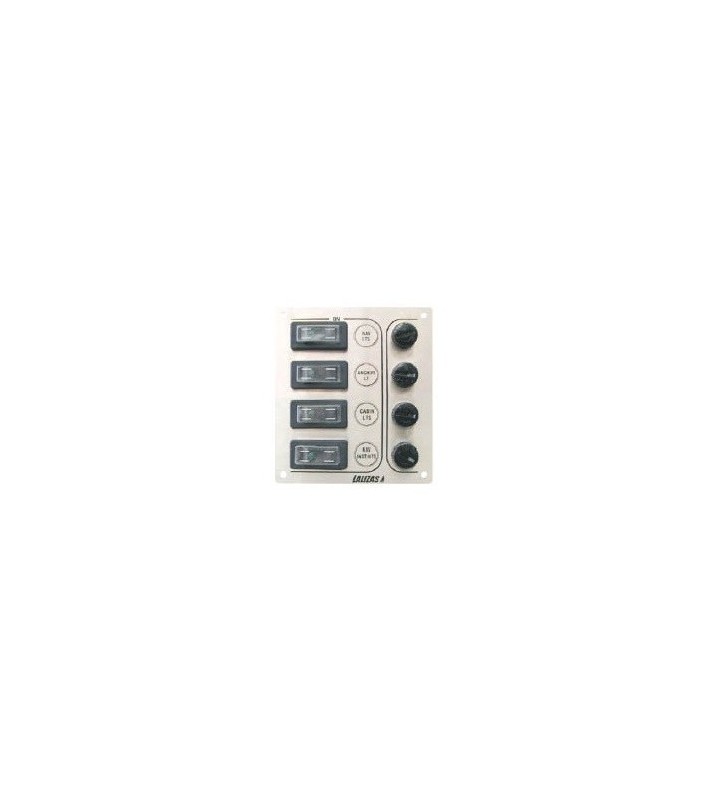 Panel de interruptores SP4 ultra inox