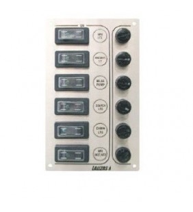Panel de interruptores SP6 ultra inox