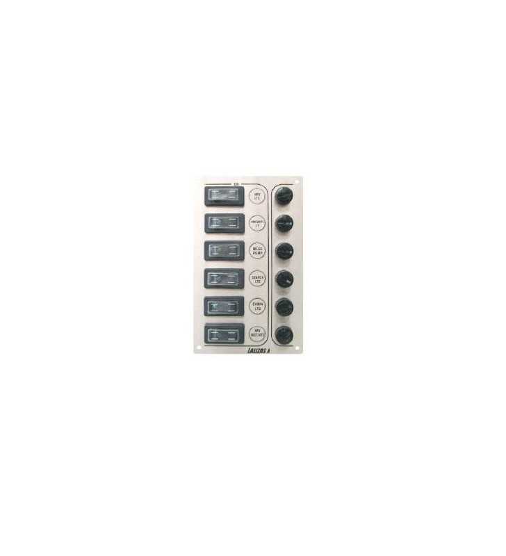 Panel de interruptores SP6 ultra inox