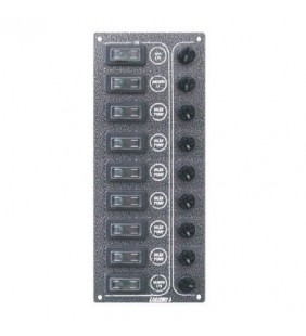 Panel de interruptores SP9 ultra negro