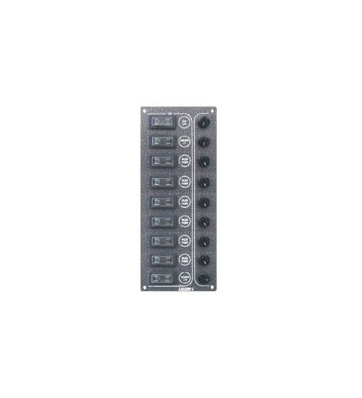 Panel de interruptores SP9 ultra negro