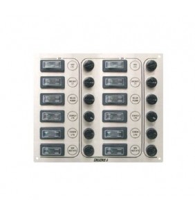 Panel de interruptores SP12 ultra inox
